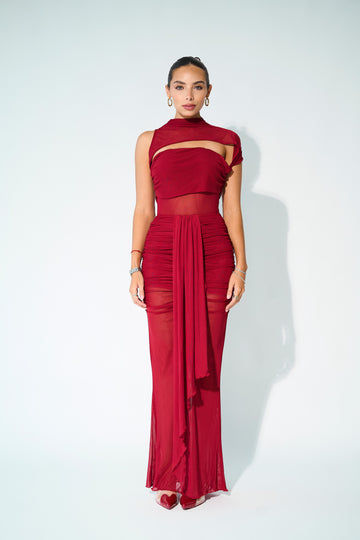 KEITHY mesh dress set