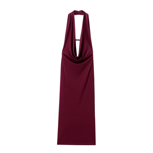 Monique dress burgundy