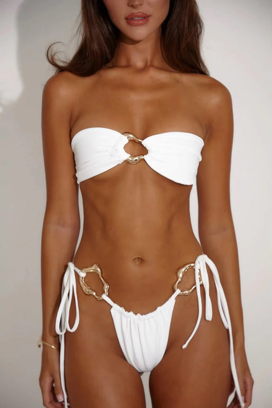 Velma bikini set white