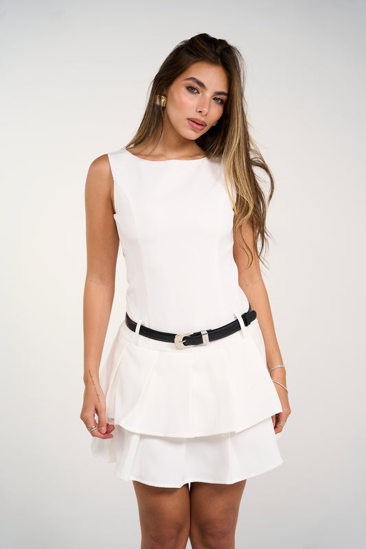Isabel belted dress